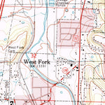 United States Geological Survey West Fork, AR (1994, 24000-Scale) digital map