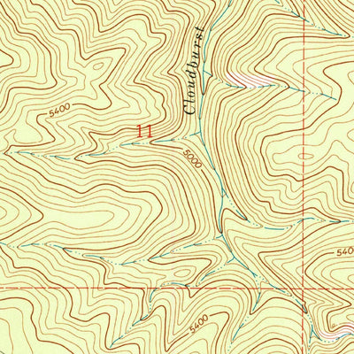 United States Geological Survey West Fork Beaver Creek, MT (1964, 24000-Scale) digital map
