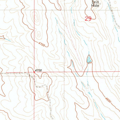 United States Geological Survey West Fork Buffalo Creek, WY (1982, 24000-Scale) digital map