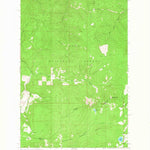 United States Geological Survey West Fork Butte, MT-ID (1964, 24000-Scale) digital map