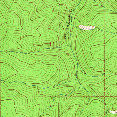 United States Geological Survey West Fork Butte, MT-ID (1964, 24000-Scale) digital map