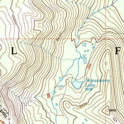 United States Geological Survey West Fork Lake, CO (2000, 24000-Scale) digital map