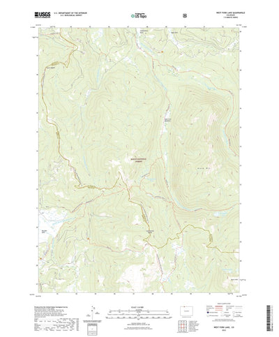 United States Geological Survey West Fork Lake, CO (2022, 24000-Scale) digital map