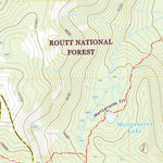 United States Geological Survey West Fork Lake, CO (2022, 24000-Scale) digital map