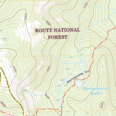 United States Geological Survey West Fork Lake, CO (2022, 24000-Scale) digital map