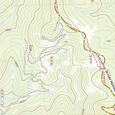 United States Geological Survey West Fork Lake, CO (2022, 24000-Scale) digital map