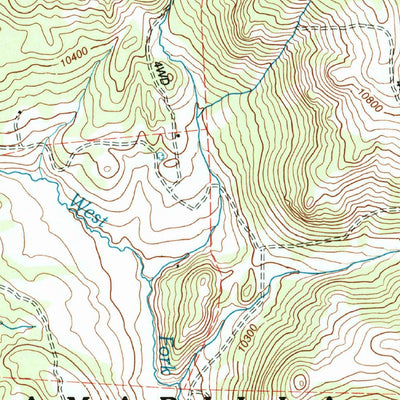 United States Geological Survey West Fork Rio Brazos, NM-CO (1995, 24000-Scale) digital map