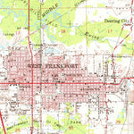 United States Geological Survey West Frankfort, IL (1963, 62500-Scale) digital map