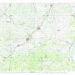 United States Geological Survey West Frankfort, IL-KY-IN (1984, 100000-Scale) digital map