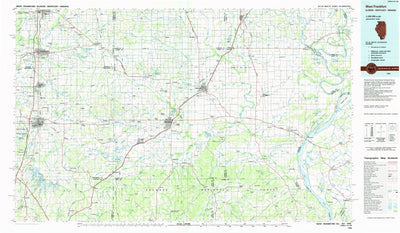 United States Geological Survey West Frankfort, IL-KY-IN (1984, 100000-Scale) digital map