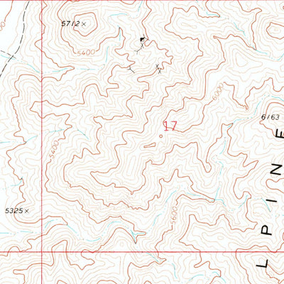 United States Geological Survey West Gate, NV (1972, 24000-Scale) digital map