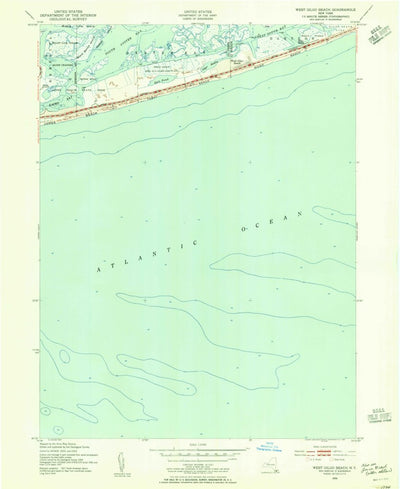United States Geological Survey West Gilgo Beach, NY (1954, 24000-Scale) digital map