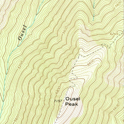 United States Geological Survey West Glacier, MT (1964, 24000-Scale) digital map