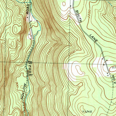 United States Geological Survey West Granville, MA-CT (1971, 24000-Scale) digital map