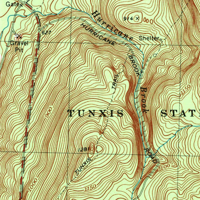United States Geological Survey West Granville, MA-CT (1971, 24000-Scale) digital map