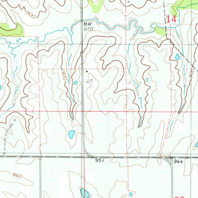 United States Geological Survey West Grove, IA (1979, 24000-Scale) digital map
