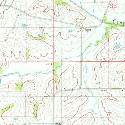 United States Geological Survey West Grove, IA (1979, 24000-Scale) digital map