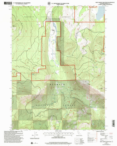 United States Geological Survey West Haight Mountain, CA (2001, 24000-Scale) digital map