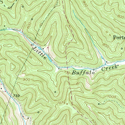 United States Geological Survey West Hamlin, WV (1957, 24000-Scale) digital map