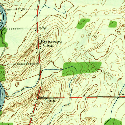 United States Geological Survey West Henrietta, NY (1935, 24000-Scale) digital map