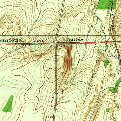 United States Geological Survey West Henrietta, NY (1935, 24000-Scale) digital map