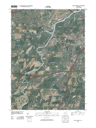 United States Geological Survey West Henrietta, NY (2010, 24000-Scale) digital map