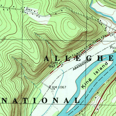 United States Geological Survey West Hickory, PA (1997, 24000-Scale) digital map