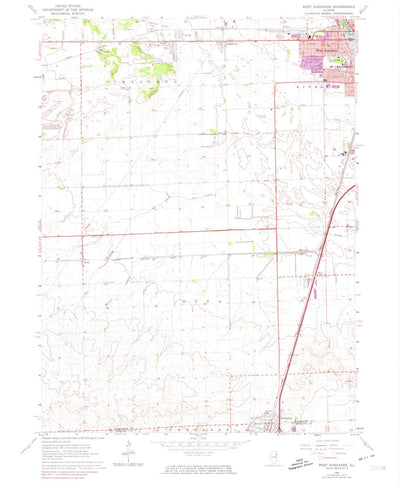United States Geological Survey West Kankakee, IL (1964, 24000-Scale) digital map