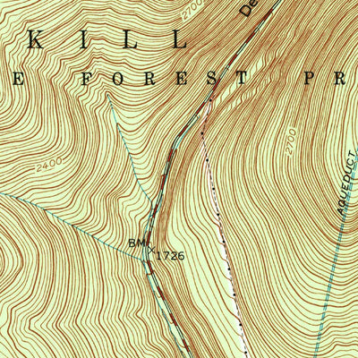 United States Geological Survey West Kill, NY (1960, 24000-Scale) digital map