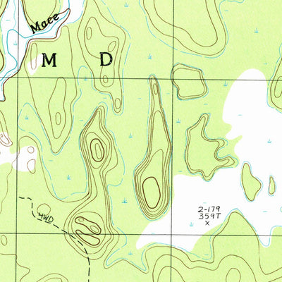 United States Geological Survey West Lake, ME (1987, 24000-Scale) digital map