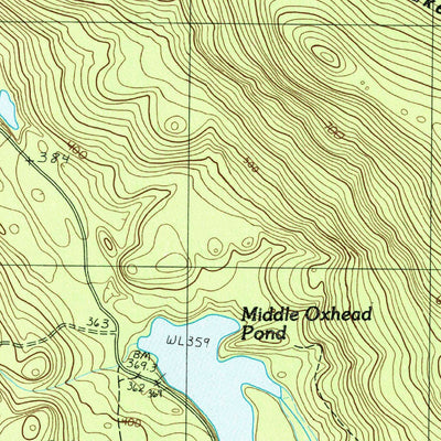 United States Geological Survey West Lake, ME (1987, 24000-Scale) digital map