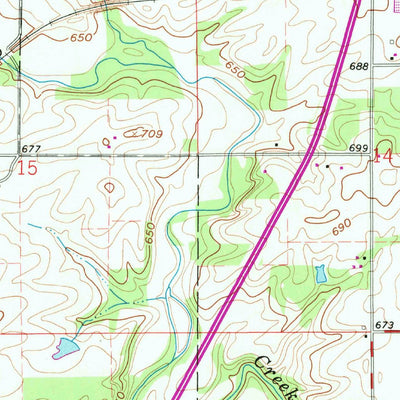 United States Geological Survey West Lebanon, IN (1961, 24000-Scale) digital map
