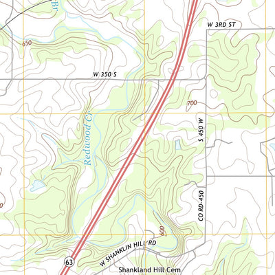United States Geological Survey West Lebanon, IN (2013, 24000-Scale) digital map