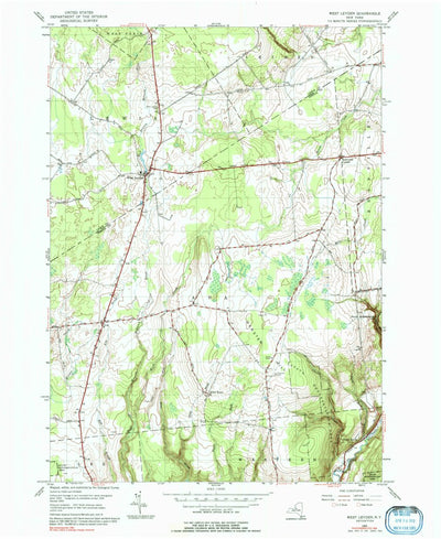 United States Geological Survey West Leyden, NY (1955, 24000-Scale) digital map