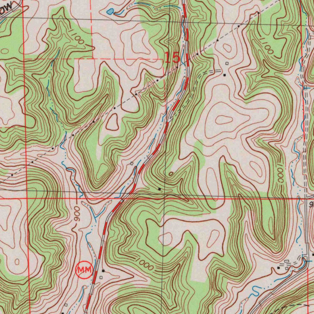 West Lima, WI (1983, 24000-Scale) Map by United States Geological ...