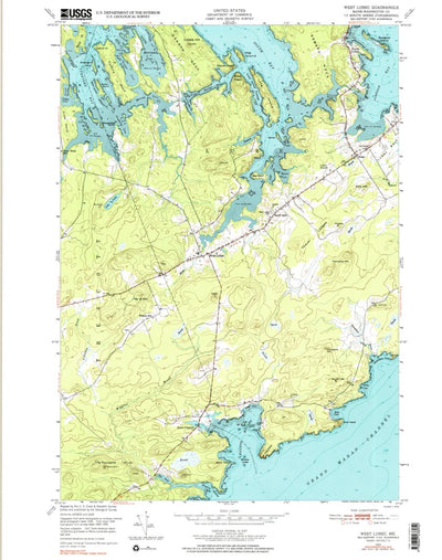 United States Geological Survey West Lubec, ME (1949, 24000-Scale) digital map