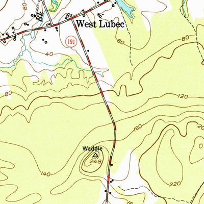 United States Geological Survey West Lubec, ME (1949, 24000-Scale) digital map