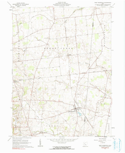 United States Geological Survey West Mansfield, OH (1961, 24000-Scale) digital map