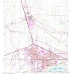United States Geological Survey West Memphis, AR-TN (1966, 24000-Scale) digital map