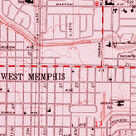 United States Geological Survey West Memphis, AR-TN (1997, 24000-Scale) digital map