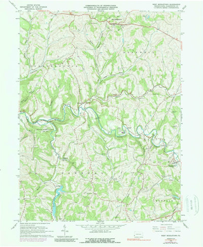 United States Geological Survey West Middletown, PA (1964, 24000-Scale) digital map
