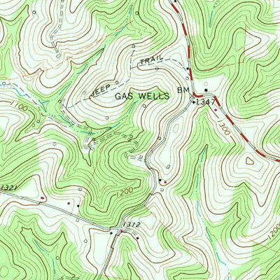 United States Geological Survey West Middletown, PA (1964, 24000-Scale) digital map