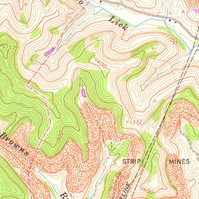 United States Geological Survey West Milford, WV (1961, 24000-Scale) digital map