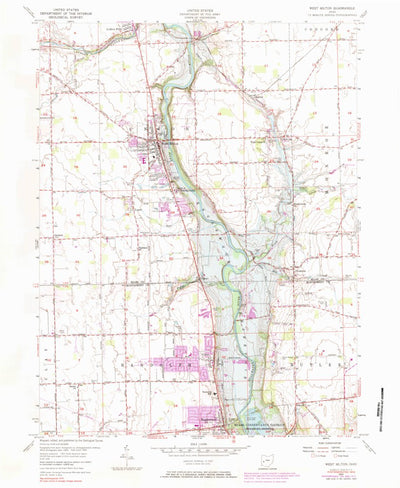 United States Geological Survey West Milton, OH (1955, 24000-Scale) digital map