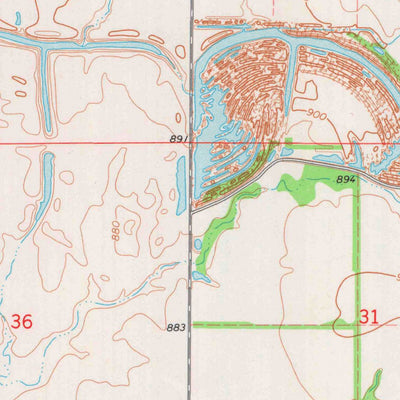United States Geological Survey West Mineral, KS (1973, 24000-Scale) digital map