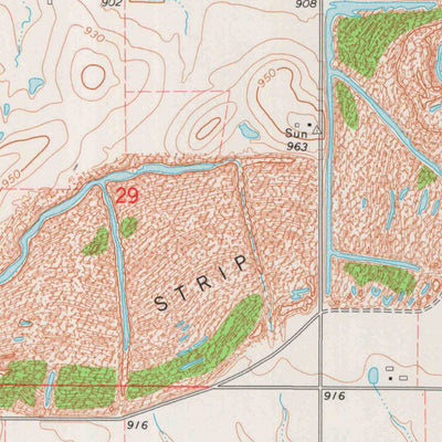 United States Geological Survey West Mineral, KS (1973, 24000-Scale) digital map