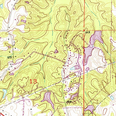 United States Geological Survey West Monroe North, LA (1957, 24000-Scale) digital map