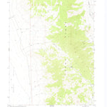 United States Geological Survey West Morris Basin, NV (1971, 24000-Scale) digital map