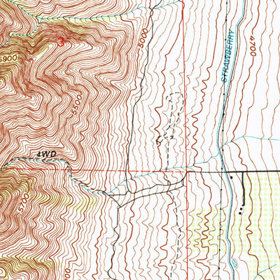United States Geological Survey West Mountain, UT (1994, 24000-Scale) digital map