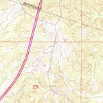 United States Geological Survey West, MS (1964, 24000-Scale) digital map